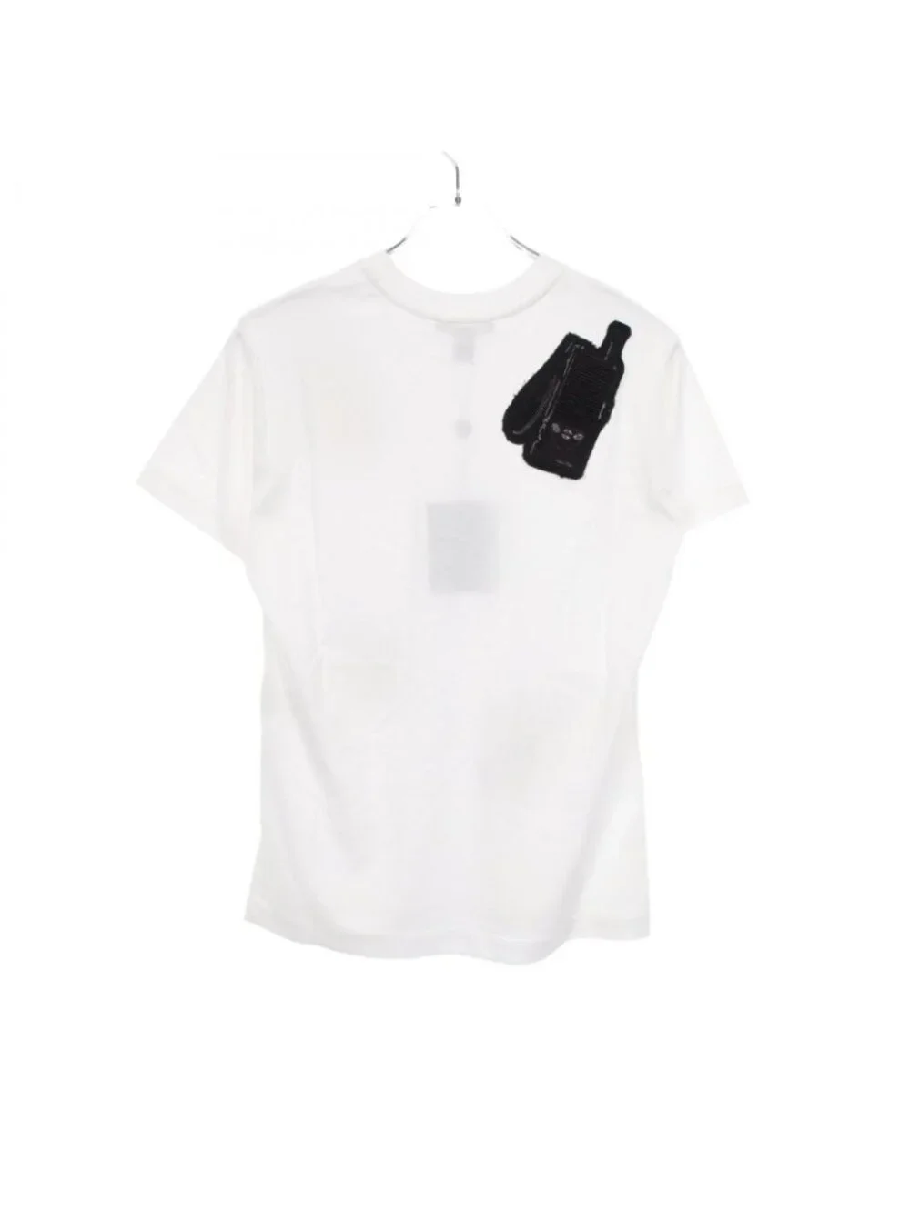 Louis Vuitton Short Sleeve T-Shirt with Patch Crew Neck Jg2 Cotton